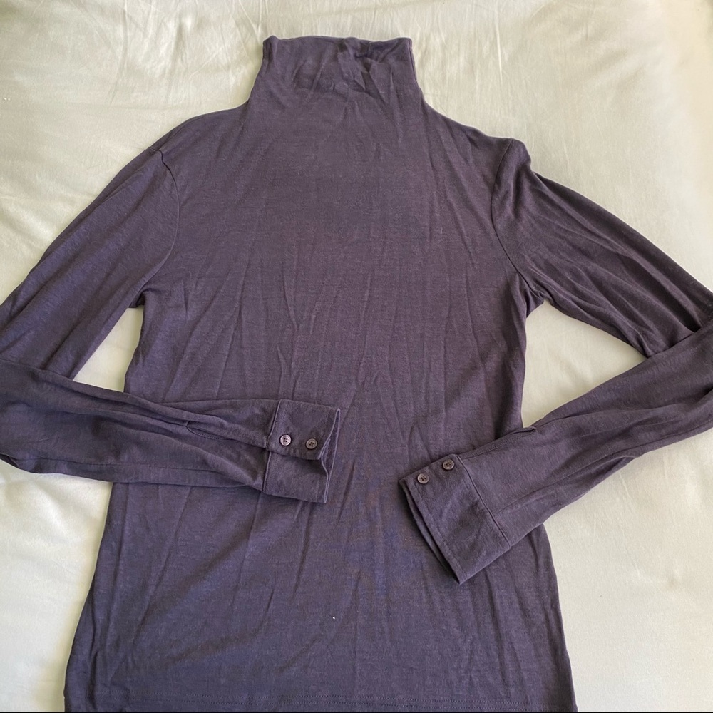 Strenesse Blue Virgin Wool Turtleneck